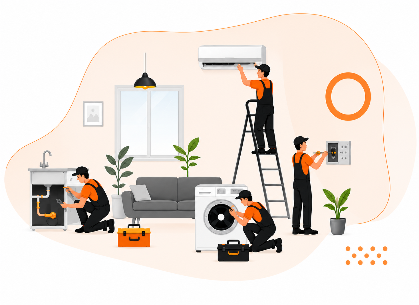 Home Services Illustration